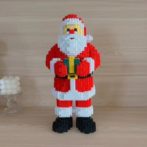 Santa Claus Elk Christmas Tree Building Blocks Toy Set Small Particle Bricks Building Blocks Toys Kids Christmas Gift
