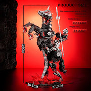 1178pcs Hell Death Knight War-horse Model Building Blocks Kits DIY Undead Skull Knight Bricks Toys For Kids Gifts