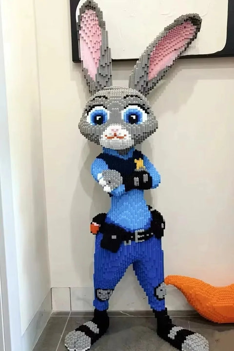 Anime Kawaii Zootopia Children Educational 100cm Tall Three-dimensional Building Blocks Toys