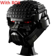 Star Wars Fighter Pilot Helmet Building Blocks Desk Decoration AT Jangos Kylos Fetts Rens C-3PO