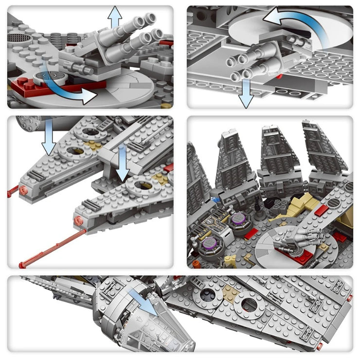 New Millennium Spaceship 1381 pieces – Force Awakens Star Destroyer Building Block Model Kit