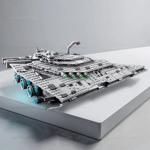 First Order Destroyer 1416 pieces Spaceship Building Blocks