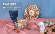 Robotime ROKR LC601 Zodiac Wall Clock – 3D Wooden Puzzle Model Kit