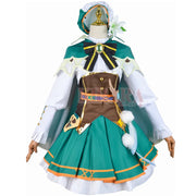 Genshin Impact Venti Cosplay Costume Wig Dress