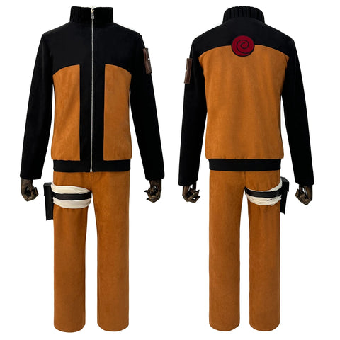 HOLOUN Uzumaki Cosplay Costume – Adult Anime Outfit with Top, Pants, and Headdress for Christmas, New Year, and Conventions