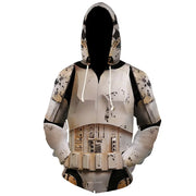 Cosplay Hoodie Jacket – Stormtrooper, Mandalorian, and Darth Vader Designs for Men’s Spring/Autumn Wear, Ideal for Halloween and Party Props