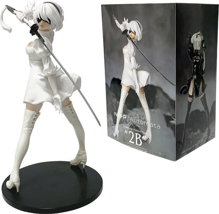 NieR: Automata YoRHa Type A2, 2B & 9S PVC Figure Set – Anime Collectible Statues
