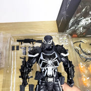 Amazing Yamaguchi Revoltech Agent Venom Action Figure – Superhero Eugene Thompson Model Toy, Perfect Gift Collection