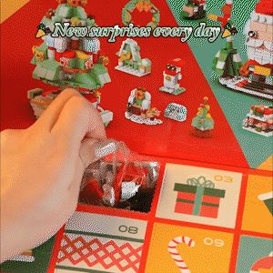 2025 Christmas Advent Calendar 24 Days Countdown Surprise Blind Box Building Blocks Puzzle Assembly Toys For Kids Adult Gifts