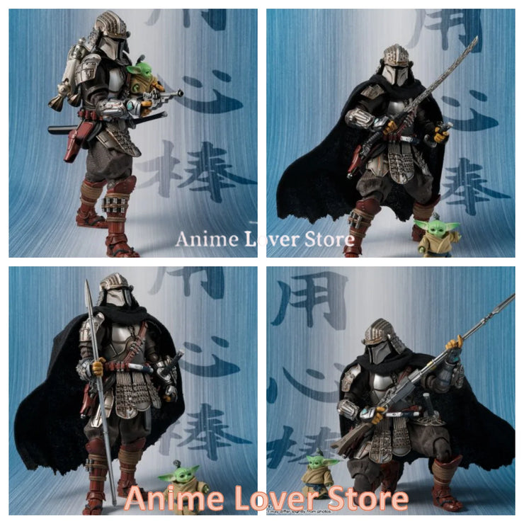 Bandai Original Star Wars Movie Realization Anime Action Figures – Darth Vader, Boba Fett, Kylo Ren & The Mandalorian