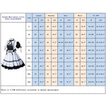 Black and White Lolita Maid Costume – Cute French Apron Dress Uniform for Cafe, Parties, and Cosplay
