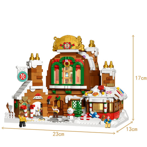 1481PCS Christmas House Building Blocks Set, Children&