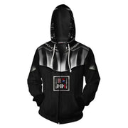 Cosplay Hoodie Jacket – Stormtrooper, Mandalorian, and Darth Vader Designs for Men’s Spring/Autumn Wear, Ideal for Halloween and Party Props