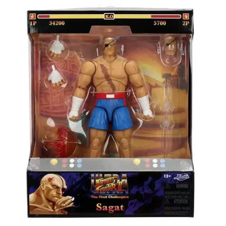 Jada Toys Street Fighter Blanka Sagat Vega Wave 4 Action Figure Collectible Model Statue