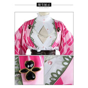 Kanroji Mitsuri Cosplay Costume – Pink Anniversary Dress for Anime Fans, Halloween, Carnival, and Party Events