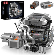 Engine Building Blocks Model Series Technical STEM Toys Moc Tank V8 Engine Supercar W16 Bricks Assembly Toy Set Kids Adults Gift