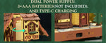 Robotime ROKR Black Forest Cuckoo Clock — 3D Wooden Puzzle Kit (Ages 12+)
