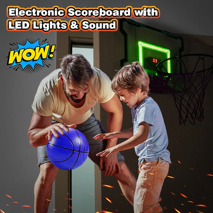 VATOS Mini Basketball Hoop Shooting Game Set Toy Electronic Score Board