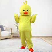 Yellow Duck Mascot Costume – Cartoon Character Cosplay Outfit for Adults, Festivals, Carnival & Halloween Parties