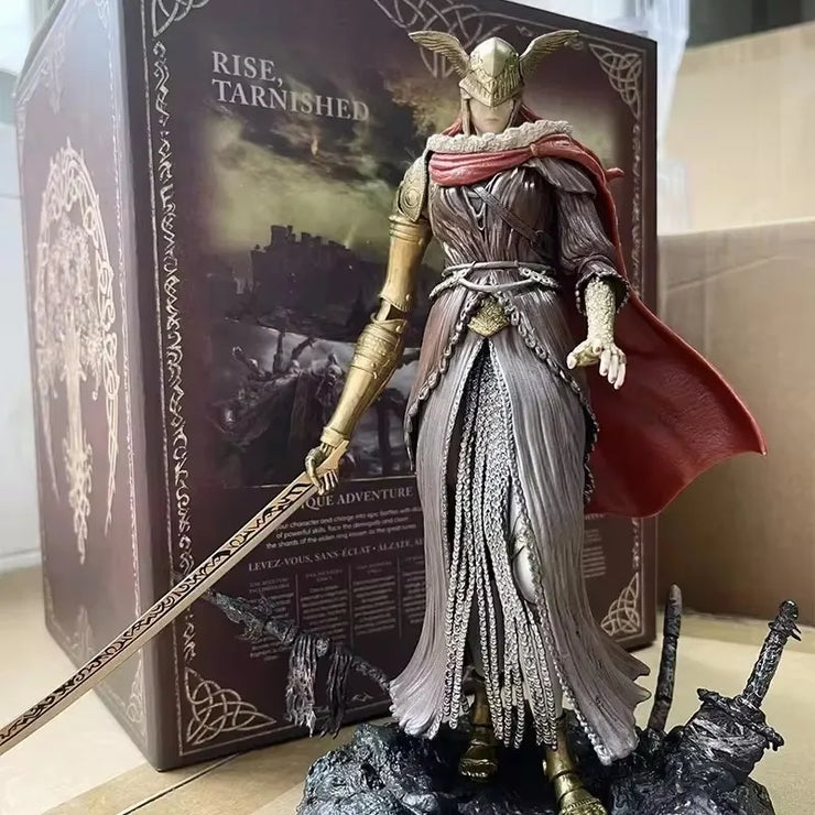 24cm ELDEN RING Figure Malenia Blade Of Miquella Anime Figure Valkyrie Figurine Model Pvc Statue Doll Collection Decoration Toys