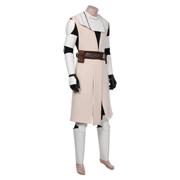 Obi-Wan Cosplay Costume – Movie Role Play Uniform for Adult Men, Ideal for Space Battle Fantasy and Party Events