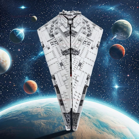 First Order Destroyer 1416 pieces Spaceship Building Blocks