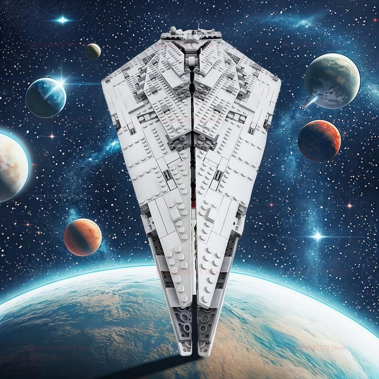 First Order Destroyer 1416 pieces Spaceship Building Blocks