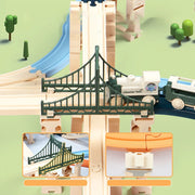 DIY Rail Train Puzzle Set – Assembled Building Block Track Toy for Kids