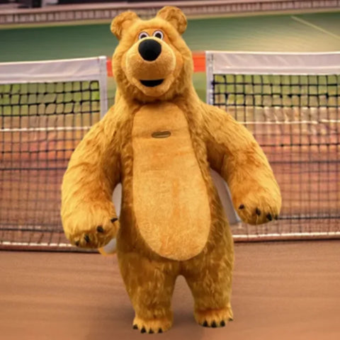 Inflatable Martha Bear Brown Bear Giant Costume Adult Walking Mascot