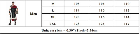 Medieval Roman Royal Knight Warrior Cosplay Halloween Costume For Men Adult Carnival Gladiators Soldier Cloak