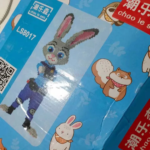 Anime Kawaii Zootopia Children Educational 100cm Tall Three-dimensional Building Blocks Toys