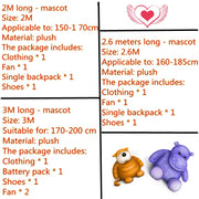 Inflatable Martha Bear Brown Bear Giant Costume Adult Walking Mascot