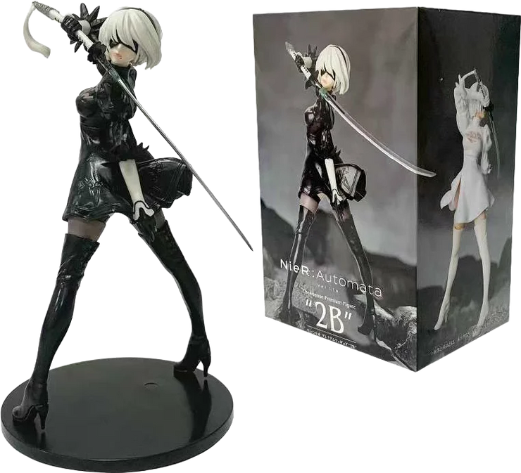NieR: Automata YoRHa Type A2, 2B & 9S PVC Figure Set – Anime Collectible Statues