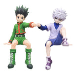 12cm Anime Figures Gon Freecss & Killua Zoldyck – Collectible PVC Action Dolls, 2-Piece Set for Birthday and Christmas Gifts