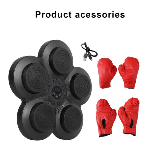 Bluetooth Smart Boxing Machine Wall Mounted Decompression Gym Trainer Fitness 2