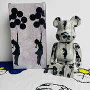 BE@RBRICK 400% 28cm Banksy Girl With Balloon Collection Doll