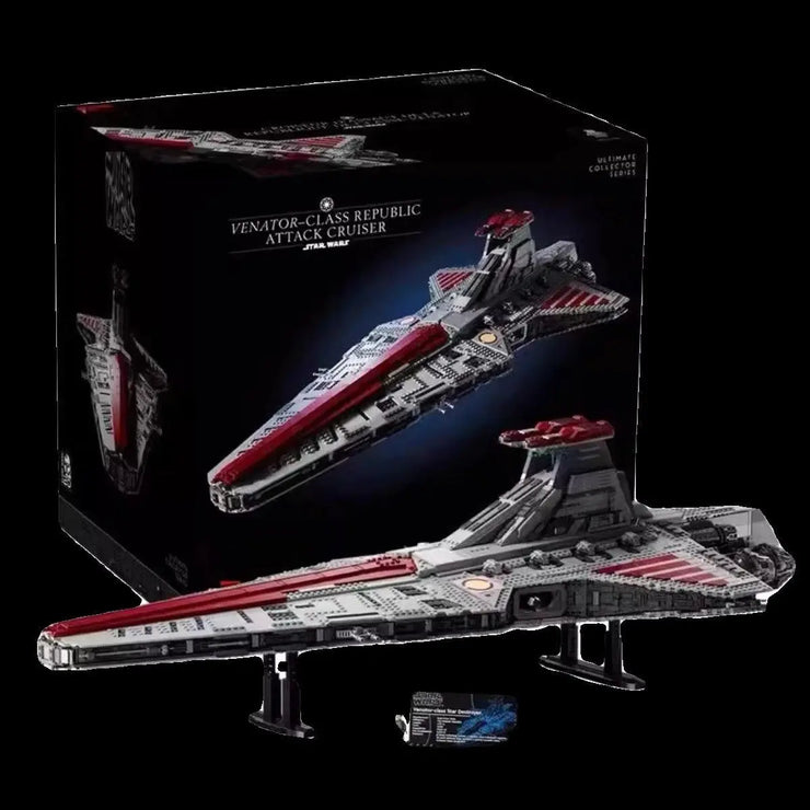 MOC 75367 Space Set Venator Class Republic Attacks Cruiser Model Building Blocks 5374 Pcs