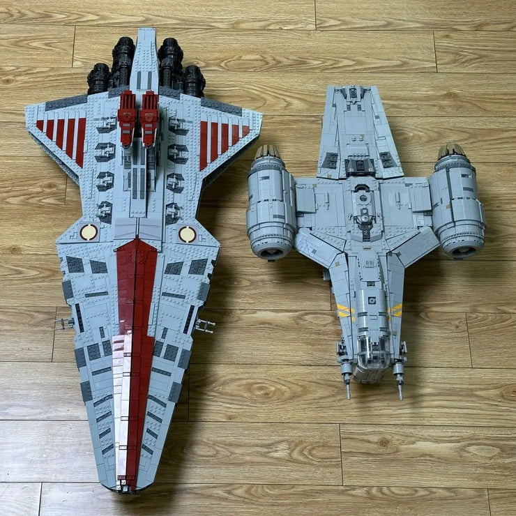 MOC 75367 Space Set Venator Class Republic Attacks Cruiser Model Building Blocks 5374 Pcs