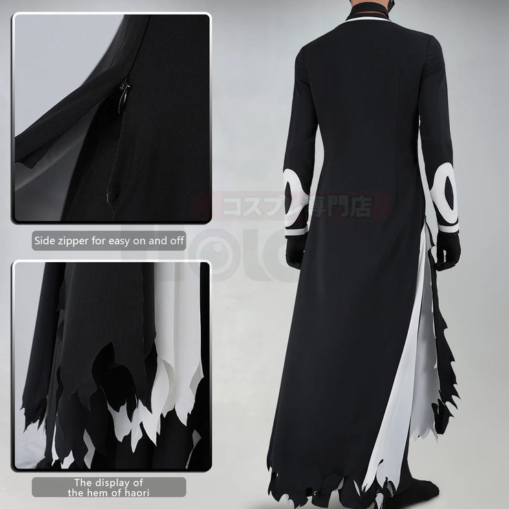 HOLOUN Bleach Kurosaki Ichigo Cosplay Outfit Haori Vest Pants