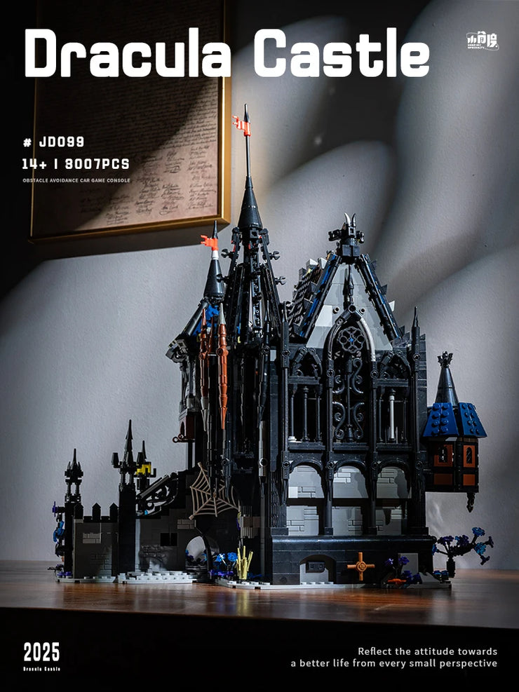 3007Pcs Famous Vampire Draculas Castle Horror House Building Blocks Set Medieval Grand Street View Bricks Toys Christmas Gifts