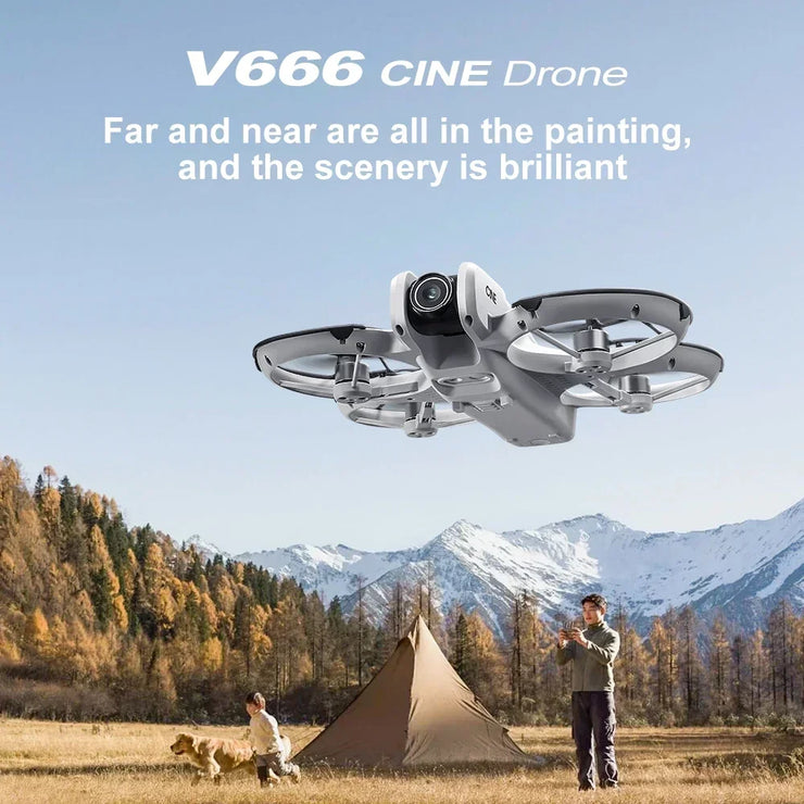 Xiaomi Mijia MINI V666 Drone 4K Professional WIFI 5G Dron Obstacle Avoidance Brushless Altitude Headless Mode RC Quadcopter Toys