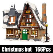 766pcs Christmas Cottage Building Toys Building Block Brick Set Kids Christmas Gift