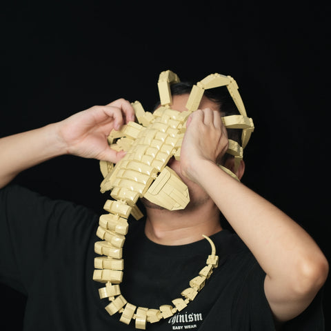Xenomorph Model Ultimate Predator Action Figure Building Blocks Set Halloween DIY Aliens Toys for Kids Christmas Gifts Ornamant