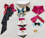 Fontaine Escoffier Cosplay Costume – Game-Inspired Outfit with Wig and Shoes for Women’s Role Play and Party Events