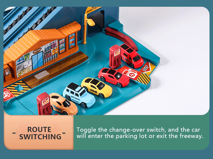 Dinosaur Adventure Electric Track Set – Interactive Racing Puzzle Toy with Mountain and Train for Kids