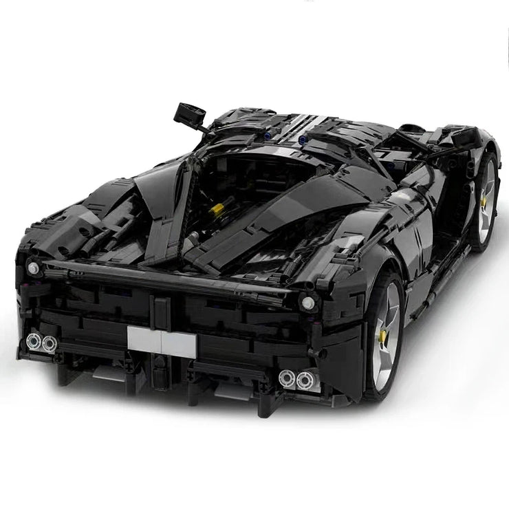 MOC 42143 High-Tech Black SP3 Sports Car Kit Building Bricks 3636 Pcs