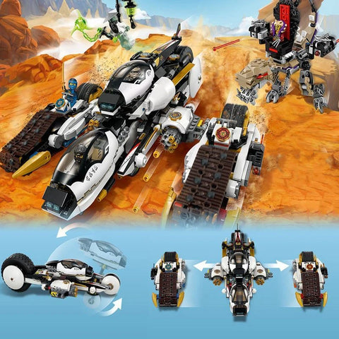 1135pcs Ultra Stealth Raider Building Blocks Bricks with Figrues Ninjasn Serise 70595 Model Toys for Children Birthday Gifts