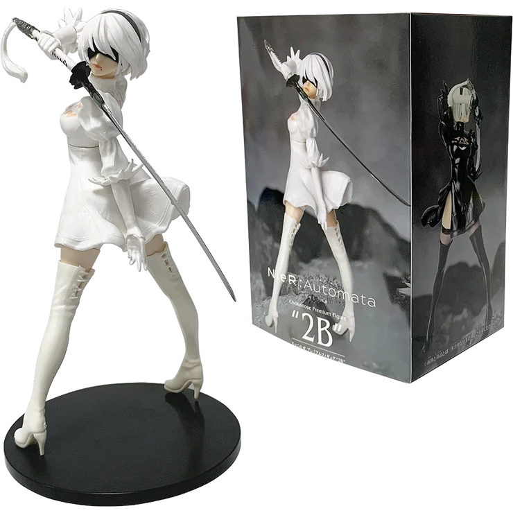 NieR: Automata YoRHa Type A2, 2B & 9S PVC Figure Set – Anime Collectible Statues
