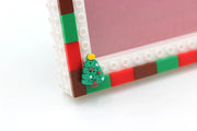 Christmas picture frame DIY children's building blocks handmade creative picture frame table 6 "7" activity gift educational toy