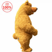 Inflatable Martha Bear Brown Bear Giant Costume Adult Walking Mascot